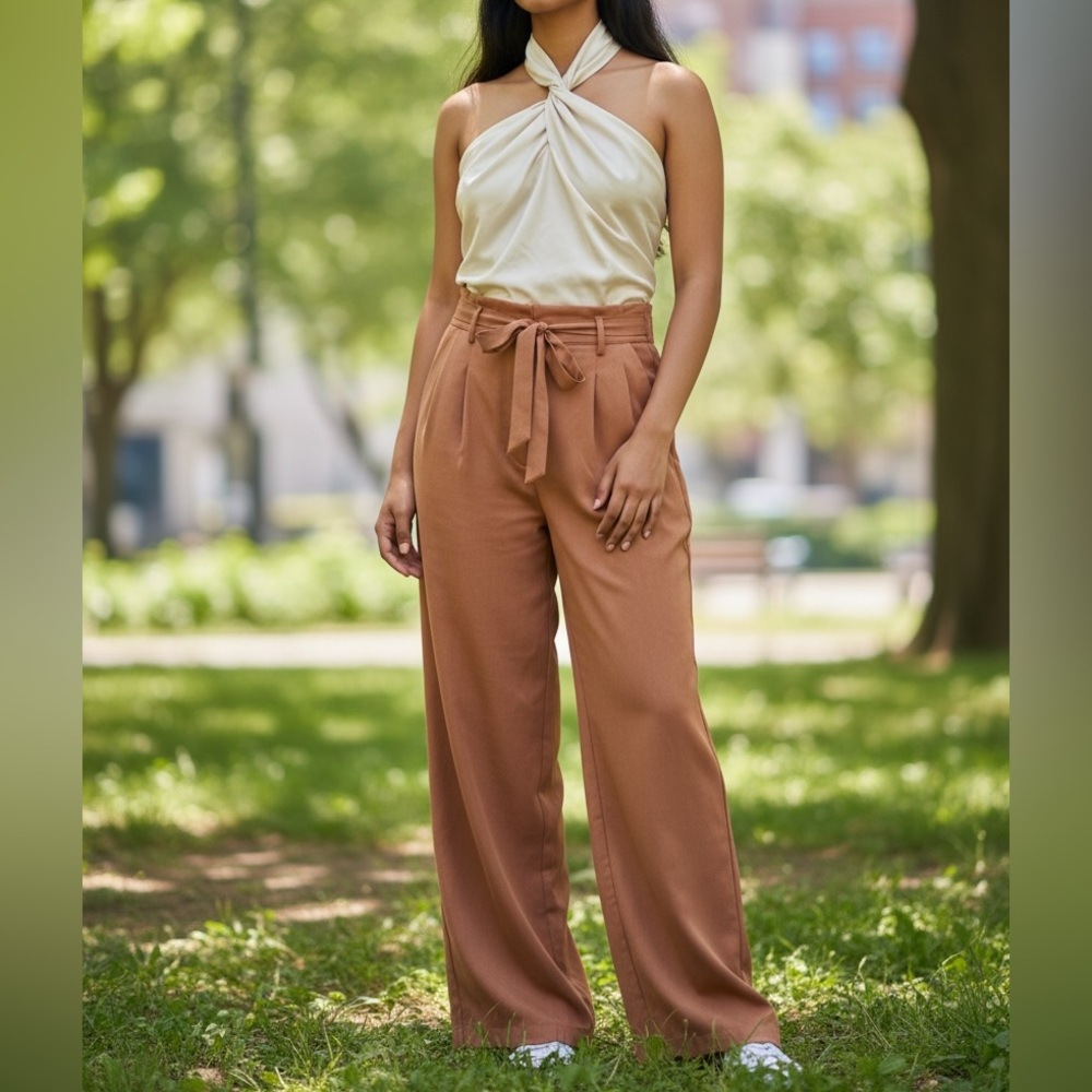 Reformation Sonia Pant 2 Toffee NWT